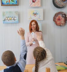 Фотография процесса обученияя